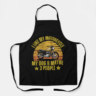 Tablier Motocyclette de chien