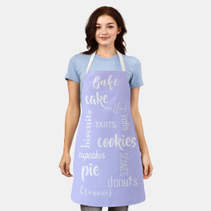 Tablier Mots de cuisson Périwinkle Cuisine Apron