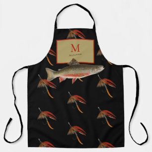 Tablier Mouche noire Pêche truite Pêcheur mouches Aquarell