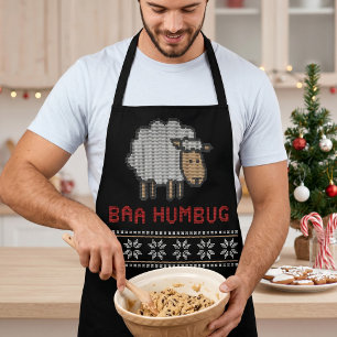 Tablier Mouton de Noël Baa Humbug Style Pullover Ugly
