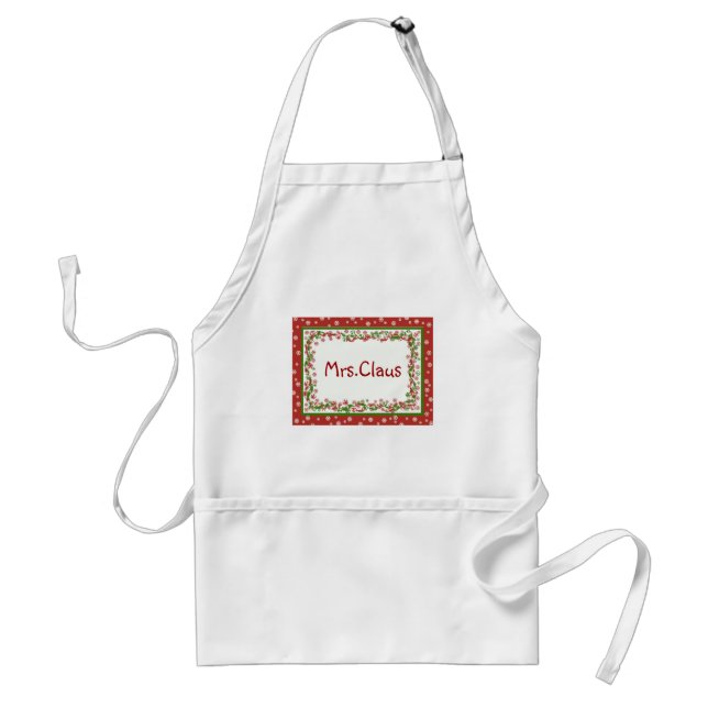 Tablier Mrs.Claus (Devant)
