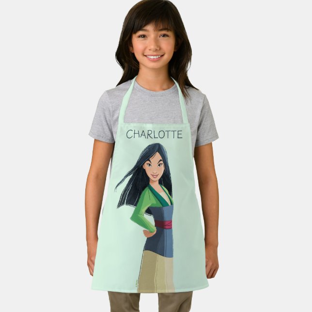 Tablier Mulan Courage à chaque étape (Insitu)