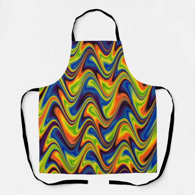 Tablier Multicolor Abstrait (Recto)