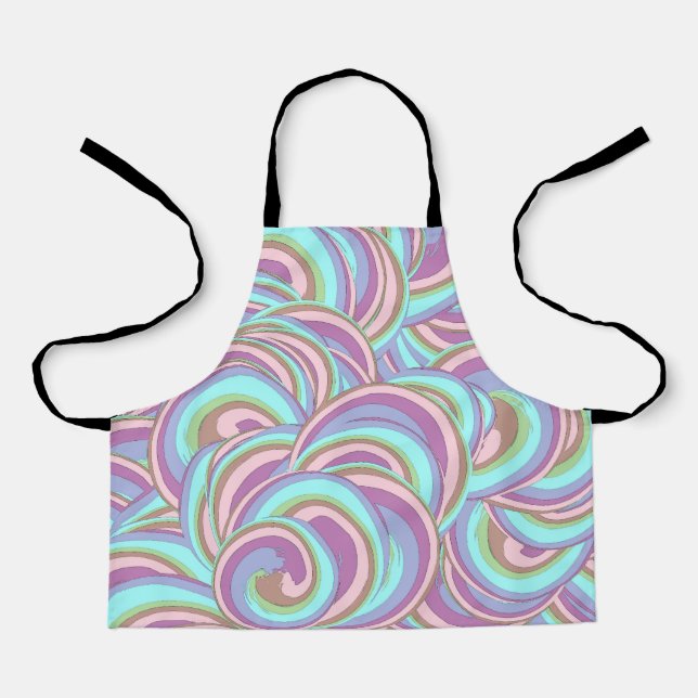 Tablier Multicolor Swirls Pattern (Recto)
