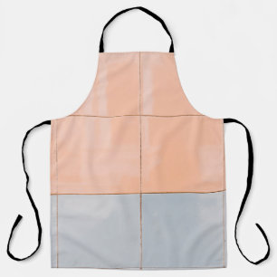 Tablier Mur bleu et orange