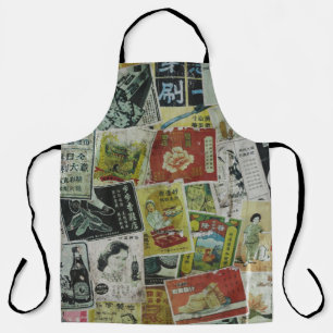 Tablier Mur publicitaire vintage de Hong Kong.