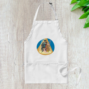 Tablier Musicien Jouant Le Chello