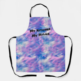 Tablier "My Kitchen, My Rules" Tout-En-Un