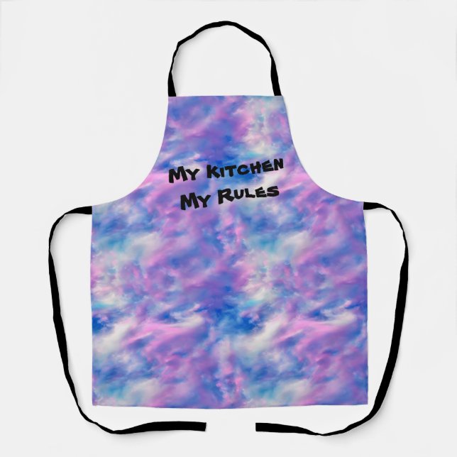 Tablier "My Kitchen, My Rules" Tout-En-Un (Recto)