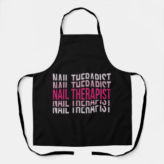 Tablier Nail Therapeuist Nail Artist Nail Tech Nai