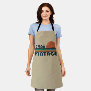 Tablier Né en 1966 anniversaire vintage