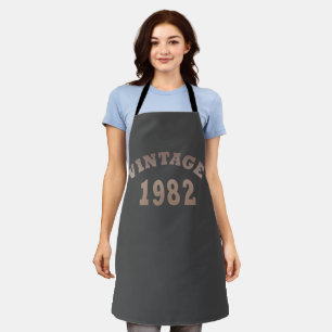 Tablier Né en 1982 anniversaire vintage
