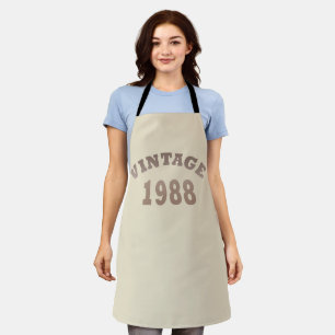 Tablier né en 1988 cadeau d'anniversaire vintage
