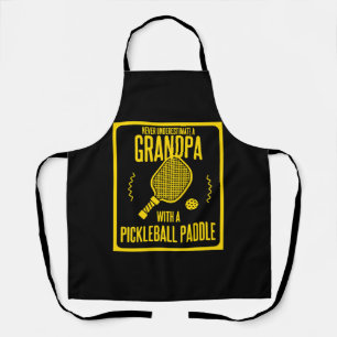 Tablier Ne Sous-Estimez Jamais Grand-Père Avec Un Pickleba