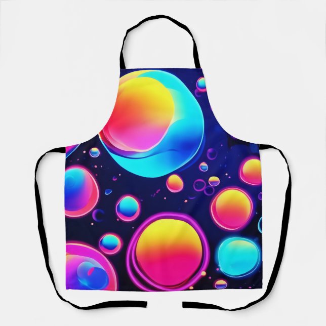 Tablier Neon Bubble Universe (Recto)