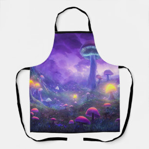Tablier Neon Imaginaire Champignons Apron