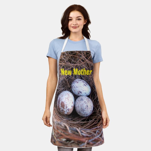 Tablier New Mother All-Over Print Apron, Medium (Porté)