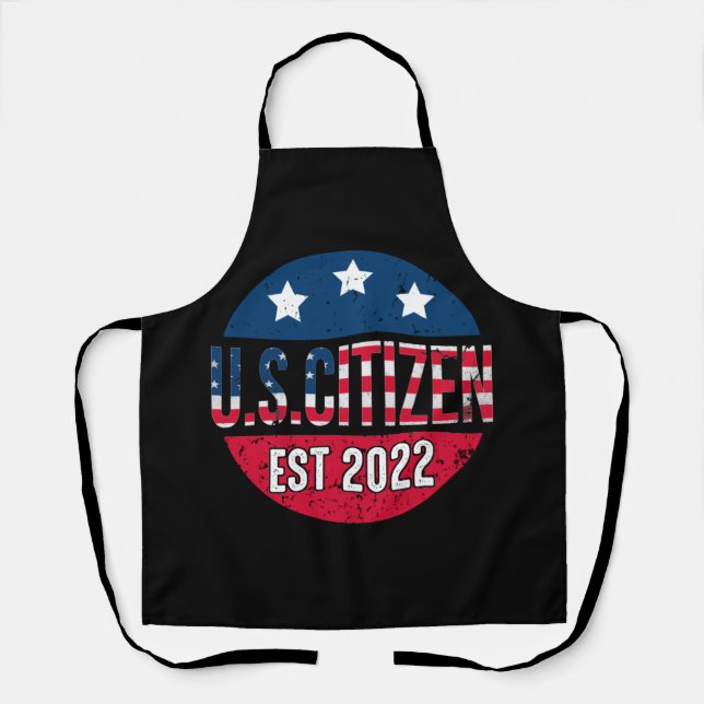 Tablier New US Citizen Est 2022 American Immigrant (Recto)