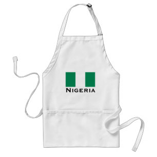 Tablier Nigeria avec le drapeau nigérian (Afrique de l'Oue