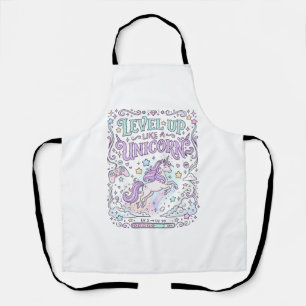 Tablier Niveau de licorne monte comme une licorne adorable
