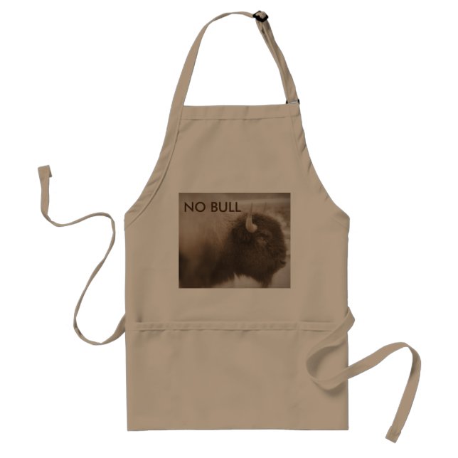 Tablier No Bull ~American Buffalo BBQ Apron (Devant)