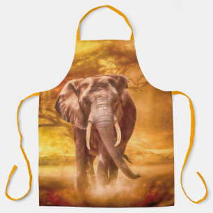 Tablier Noblesse des éléphants africains