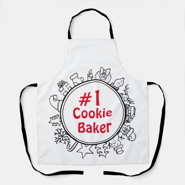 Tablier Noël #1 Cookie Baker (Recto)