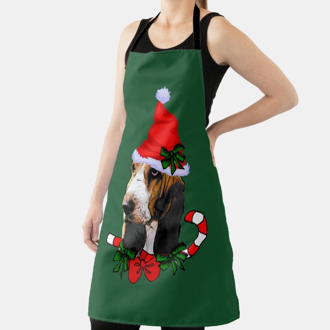 Tablier Noël de Basset Hound (Insitu)