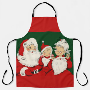 Tablier Noël de la famille père Noël