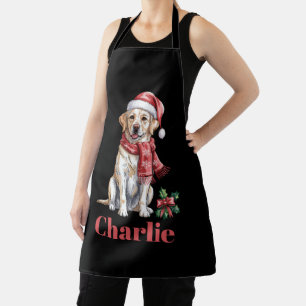 Tablier Noël Labrador Retriever Nom Personnalisé