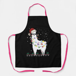 Tablier Noël Llama