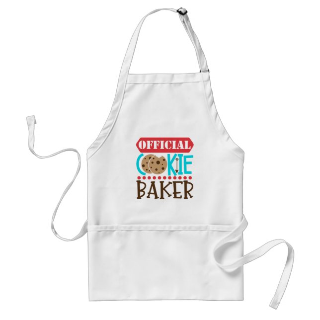 Tablier Noël officiel de Baker de biscuit (Devant)