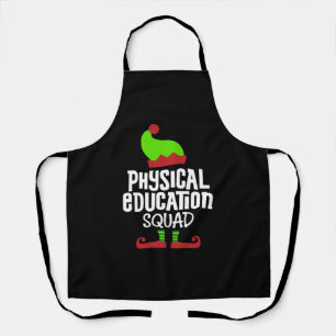 Tablier Noël PE Enseignant-éducation physique
