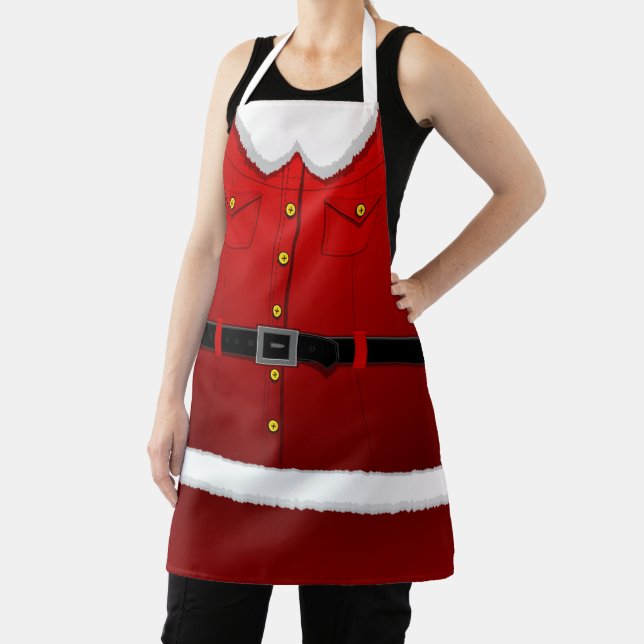 Tablier Noël Père Noël Aprons Santa Clause Costume Apron (Insitu)