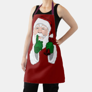 Tablier Noël Père Noël Aprons Santa Clause Costume Apron