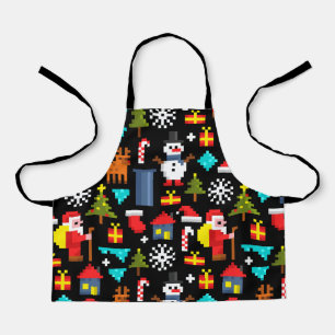 Tablier Noël Pixel