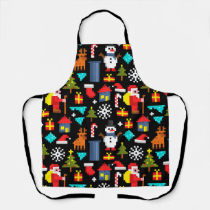 Tablier Noël Pixel