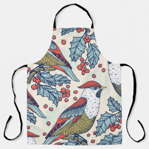 Tablier Noël vintage sans couture motif avec cire a