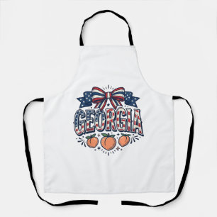 Tablier Nœud de pêche de Géorgie patriotique vintage 4 jui
