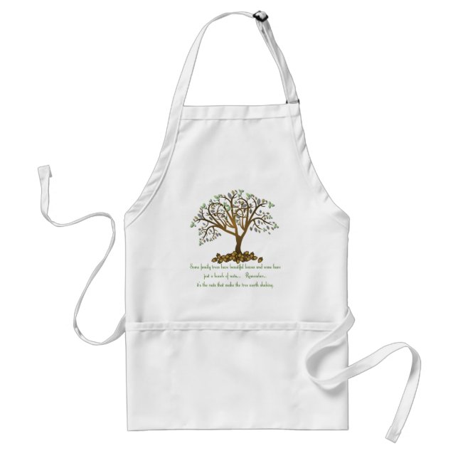Tablier Noix d'arbre familial (Devant)