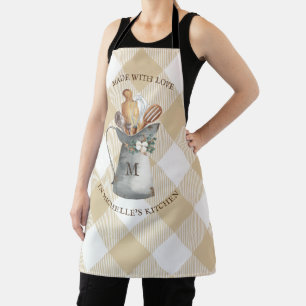 Tablier Nom de l'agriculteur Monogramme Cuisine