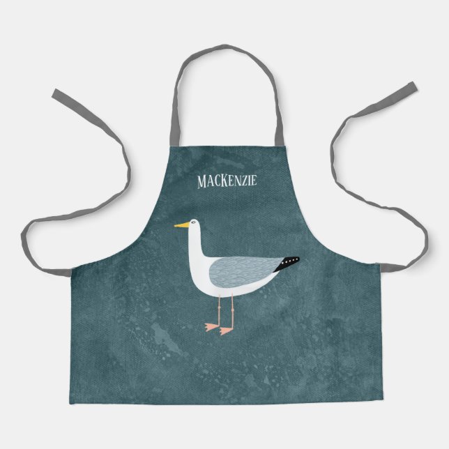Tablier Nom de mouette mignonne (Recto)