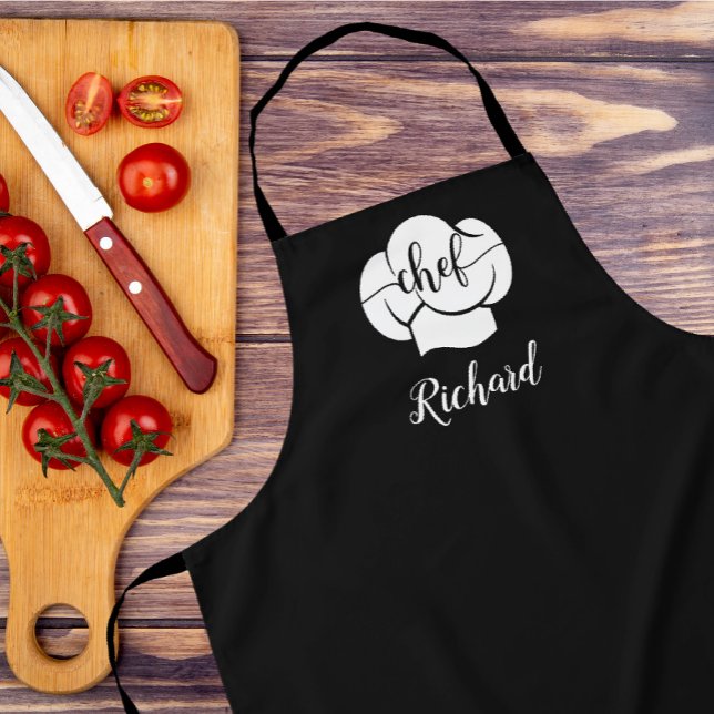 Tablier Nom du chef personnalisé Cadeau de cuisine pour ho (Créateur téléchargé)