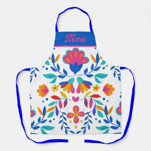 Tablier Nom personnalisé Frida Carlo Inspiré Design Apron