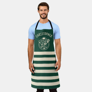 Tablier Nom personnalisé King of the Grill