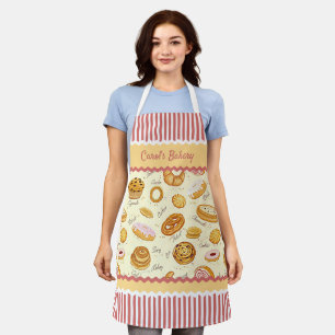 Tablier Nom personnalisé ou texte sur la boulangerie Sweet