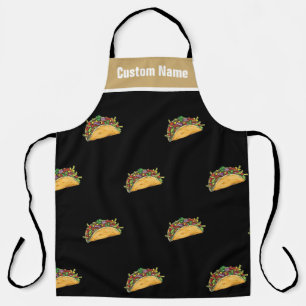 Tablier Nom Personnalisé Tabliers, Tex-max Foodie Taco