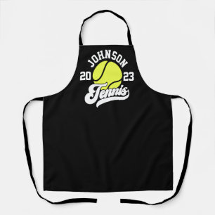Tablier NOM Personnalisé Tennis Lecteur Racket Ball Court