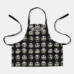 Tablier Nombreux visages de Jack Skellington - Motif