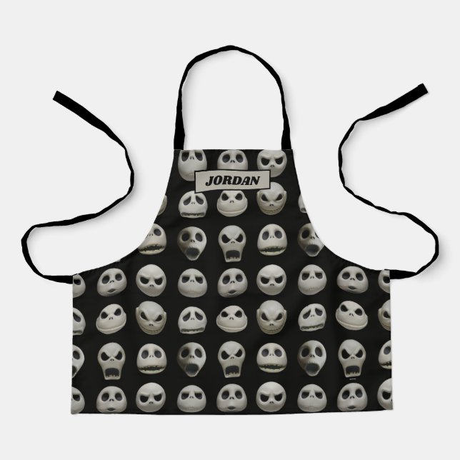 Tablier Nombreux visages de Jack Skellington - Motif (Recto)